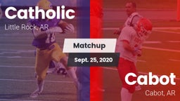 Matchup: Catholic vs. Cabot  2020