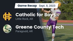 Recap: Catholic  for Boys vs. Greene County Tech  2023
