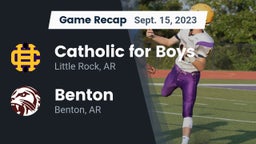 Recap: Catholic  for Boys vs. Benton  2023