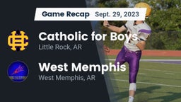 Recap: Catholic  for Boys vs. West Memphis 2023