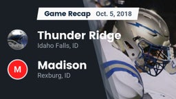 Recap: Thunder Ridge  vs. Madison  2018