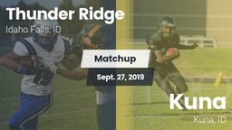 Matchup: Thunder Ridge High S vs. Kuna  2019