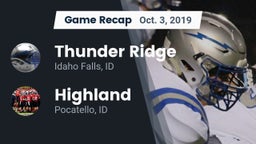 Recap: Thunder Ridge  vs. Highland  2019