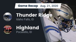 Recap: Thunder Ridge  vs. Highland  2020