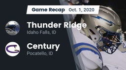 Recap: Thunder Ridge  vs. Century  2020