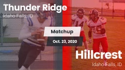 Matchup: Thunder Ridge High S vs. Hillcrest  2020