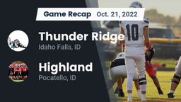 Recap: Thunder Ridge  vs. Highland  2022