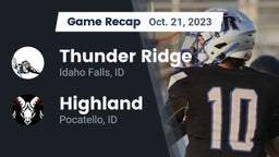 Recap: Thunder Ridge  vs. Highland  2023