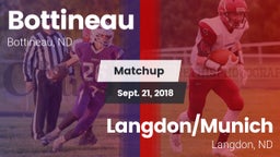 Matchup: Bottineau vs. Langdon/Munich  2018