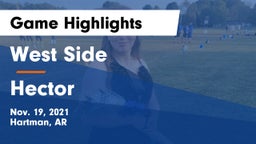 West Side  vs Hector  Game Highlights - Nov. 19, 2021