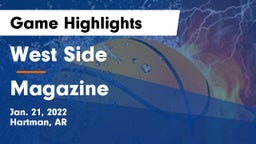 West Side  vs Magazine  Game Highlights - Jan. 21, 2022