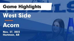 West Side  vs Acorn Game Highlights - Nov. 27, 2023