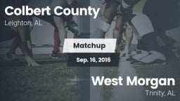 Matchup: Colbert County vs. West Morgan  2016