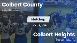 Matchup: Colbert County vs. Colbert Heights  2016