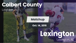 Matchup: Colbert County vs. Lexington  2016