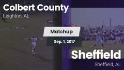 Matchup: Colbert County vs. Sheffield  2017