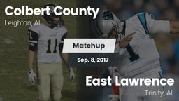 Matchup: Colbert County vs. East Lawrence  2017