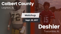 Matchup: Colbert County vs. Deshler  2017