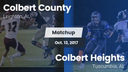 Matchup: Colbert County vs. Colbert Heights  2017