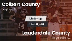 Matchup: Colbert County vs. Lauderdale County  2017