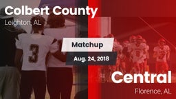 Matchup: Colbert County vs. Central  2018