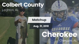 Matchup: Colbert County vs. Cherokee  2018