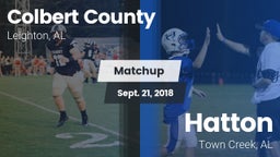 Matchup: Colbert County vs. Hatton  2018