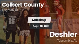 Matchup: Colbert County vs. Deshler  2018