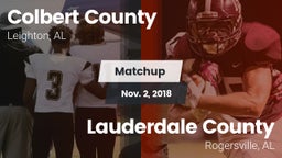 Matchup: Colbert County vs. Lauderdale County  2018