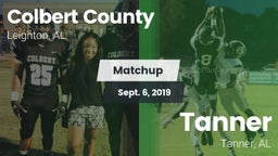 Matchup: Colbert County vs. Tanner  2019