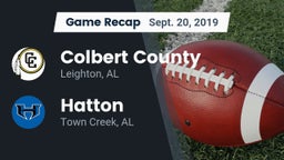 Recap: Colbert County  vs. Hatton  2019