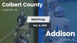 Matchup: Colbert County vs. Addison  2019