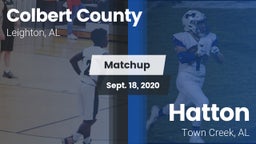 Matchup: Colbert County vs. Hatton  2020