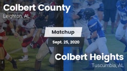 Matchup: Colbert County vs. Colbert Heights  2020
