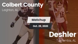 Matchup: Colbert County vs. Deshler  2020