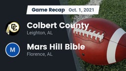 Recap: Colbert County  vs. Mars Hill Bible  2021