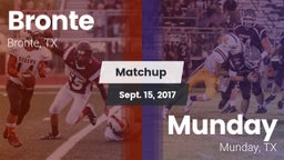 Matchup: Bronte vs. Munday  2017