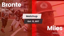 Matchup: Bronte vs. Miles  2017