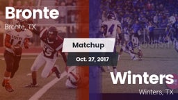 Matchup: Bronte vs. Winters  2017