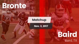 Matchup: Bronte vs. Baird  2017