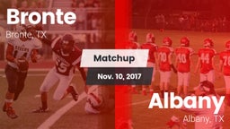 Matchup: Bronte vs. Albany  2017