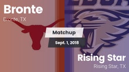 Matchup: Bronte vs. Rising Star  2018