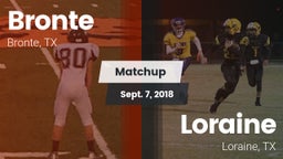 Matchup: Bronte vs. Loraine  2018