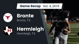 Recap: Bronte  vs. Hermleigh  2019