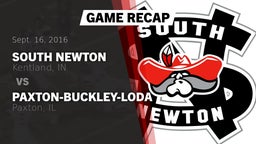 Recap: South Newton  vs. Paxton-Buckley-Loda  2016