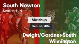 Matchup: South Newton vs. Dwight/Gardner-South Wilmington  2016