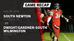 Recap: South Newton  vs. Dwight/Gardner-South Wilmington  2016