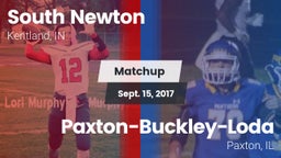 Matchup: South Newton vs. Paxton-Buckley-Loda  2017
