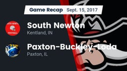 Recap: South Newton  vs. Paxton-Buckley-Loda  2017