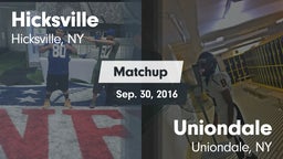 Matchup: Hicksville High vs. Uniondale  2016